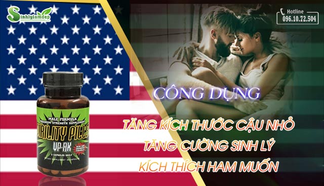 Công dụng của Virility Pills VP-RX