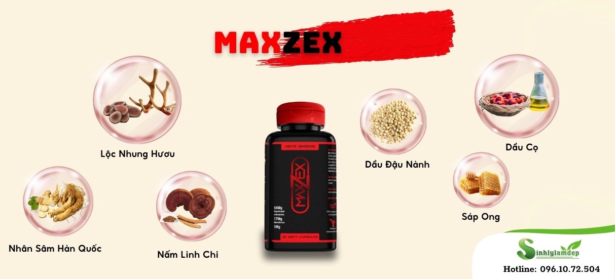 thành phần của Maxzex