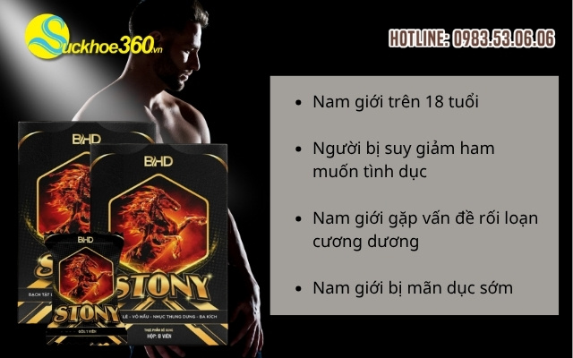 Đối tượng sử dụng viên kẹo Stony là ai?