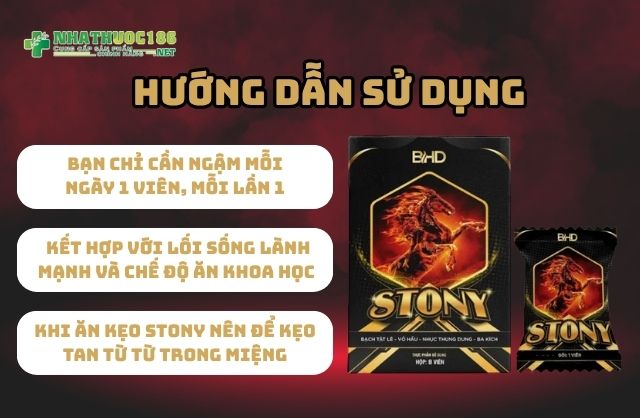 tác dụng kẹo stony