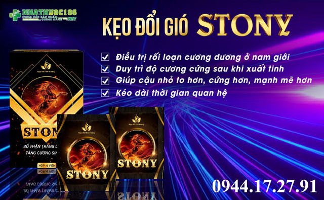 tác dụng kẹo stony