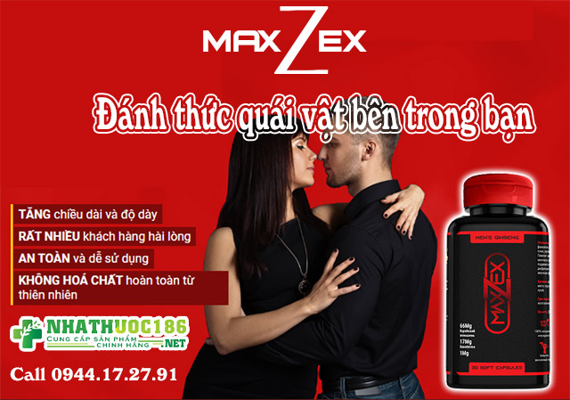 maxzex chính hãng