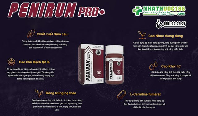 Penirum Pro thành phần