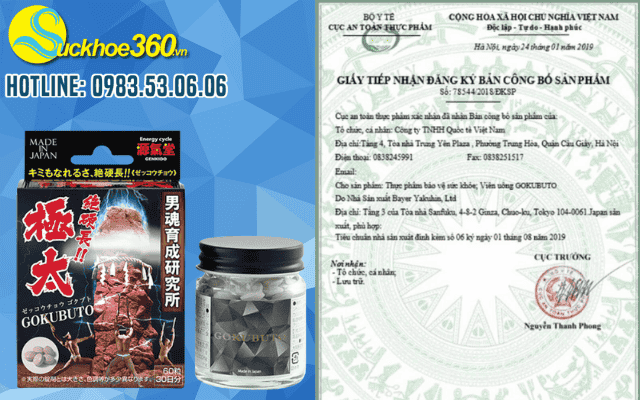 Viên uống Gokubuto của Nhật Bản có tốt không? 