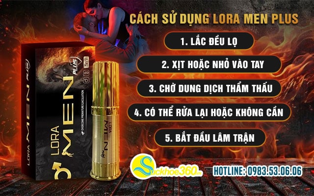 Hướng dẫn sử dụng Lora Men
